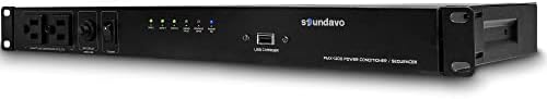 PMX-1100 Power Conditioner/Surge Sequencer 10 Protected Outlets and 3 Zones 15A with USB Charger image 5