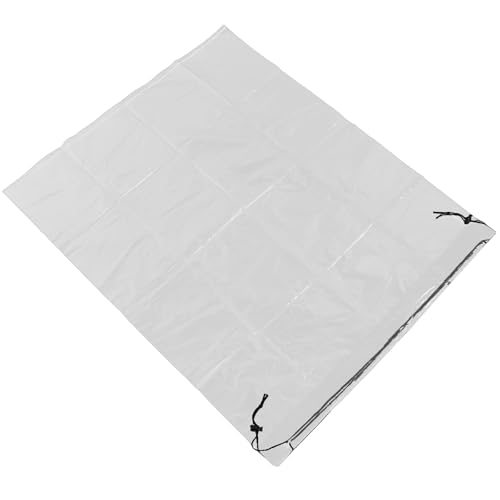 MAGICLULU Transparente Frostschutz Pflanzenabdeckung aus PE Material 80X100cm für Freilandpflanzen Winterschutzbeutel mit Regen und Frostschutz