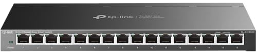 Image of TP-Link 16 Port Gigabit Switch | Unmanaged Pro | Plug & Play | Fanless | Desktop /Wall-Mount | Durable Metal Casing | Support QoS, IGMP Snooping and Link Aggregation (TL-SG116E)
