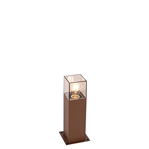 QAZQA denmark - Lampe sur pied extérieur - 1 lumière - L 12 cm - Brun rouille - Rustique - éclairage extérieur