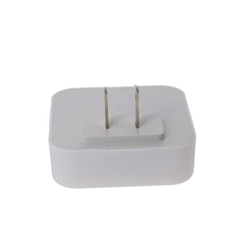 Image of Othmro ABS L65xW65xH68 Plug-in Night Light Warm Light LED Christmas Light Bulb Bed Lights with Auto Dusk-to-Dawn Sensor for Bedroom Kitchen Hallway White US Plug 4Pcs