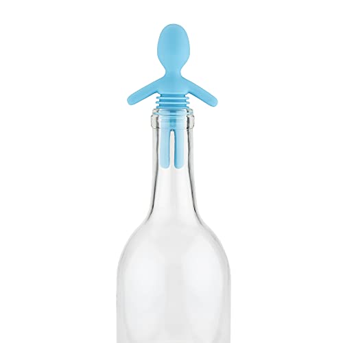Bruce Blue Bottle Stopper And Wine Preserver By True Zoo #TOP2