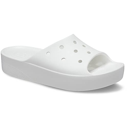 Mules et sabots Crocs Classic Platform Slide Whi pour Femme - vue 9