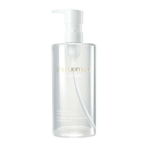 shu uemura Brightoil Skin Barrier Protecting Radiance Boosting Cleansing Oil, Gentle Makeup Remover and Facial Cleanser for All Skin Types