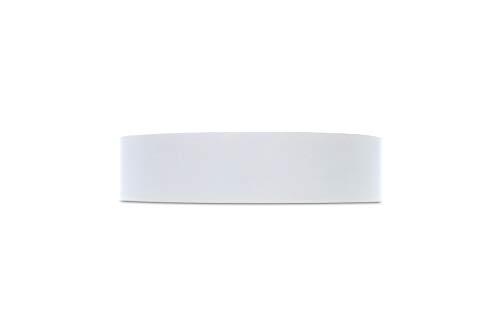 Image of WoodPress 7 /8 inch Matt White Melamine Edge Banding, Pre-Glued Veneer Tape - 25 ft Roll - Iron-On for Easy DIY Application - Will Cover The Edge of a Standard 8' x 4' MDF Panel