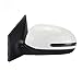 1PCS For Kia Pegas Soluto Sephia 17-21 Side External Rearview Rear View Mirror Assembly Assy INCL Lens Light Shell Frame Cover H(5Pin White R)
