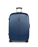 Gabol - Maleta Grande Rígida Expandible Paradise XP 77x54x29/32,6 kg con Capacidad 100/112 litros - 4 Ruedas Dobles 360° y Cerradura TSA - Diseño Español en ABS - Azul