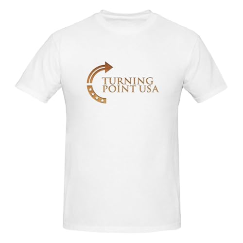 RIP Charlie Kirk T-Shirt Turning Point USA Tpusa Faith Men's Short Sleeve Large