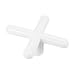 PATIKIL Billiard Bridge Head, Plastic Cross Pool Cue Stick Bridge Head Slide-in Replaceable Cue Accessories for Pool Table, White