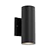 Kichler Lighting 15079BKT 2 light Up/Down Deck Light 6 inches tall by 3 inches wide, Finish Color: Black Textured