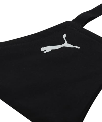 Image of Puma Polyester Unisex Adults Headband Reusable Face Mask (Black, Medium, 5420201)