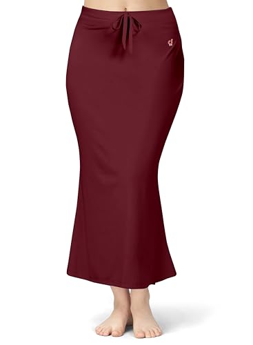 Image of TRENDMALLS Women's Polyester Spandex Saree Shapewear Petticoat for Women, Cotton Blended,Petticoat,Skirts for Women,Shape Wear Dress for Saree Shaper