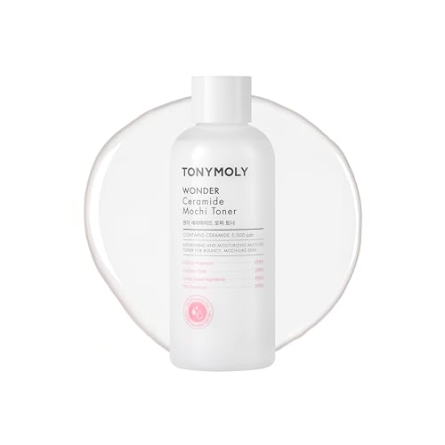 Image of TONYMOLY Mochi Milky Toner - Hydrating Korean Milky Toner for Face, Ceramide Barrier Repair, Hyaluronic Acid & Cica - Soothing Toner for Dry & Sensitive Skin, Glass Skin - 300ml