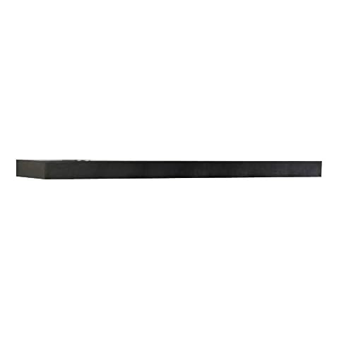 InPlace Shelving 0191799 Floating Wall Mountable Shelf with Invisible Brackets, Espresso, 47.3-Inch Wide by 10.2-Inch Deep by 2-Inch High Cover