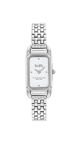 Coach Women's Silver White Dial Stainless Steel Watch - 14504035
