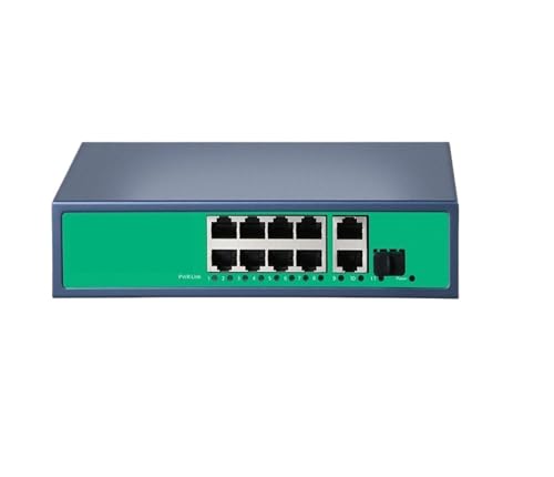 POE Switch with 4/8/16/24 Ports, IEEE 802.3af/at, 5MP/8MP/4K AP, 100/1000Mbps(8 with 2 Plus)