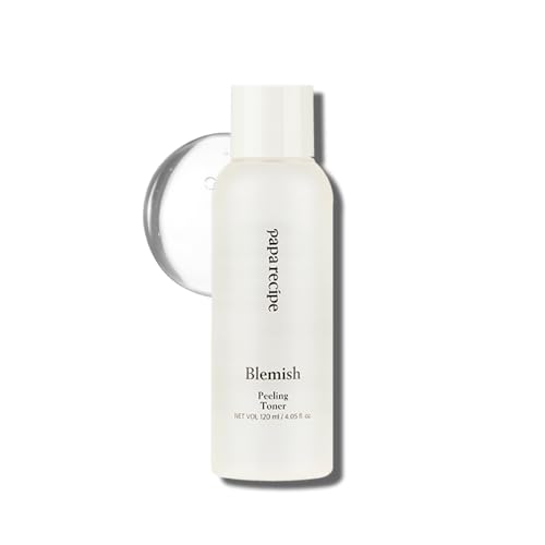 Papa Recipe Blemish Peeling Toner(4.05fl oz/120ml) - Moisturizing Toner for Face, Gentle Exfoliating, Dull Skin Renewal & Skin Balance, Suitable for Combination & Dry Skin, Korean Skin Care