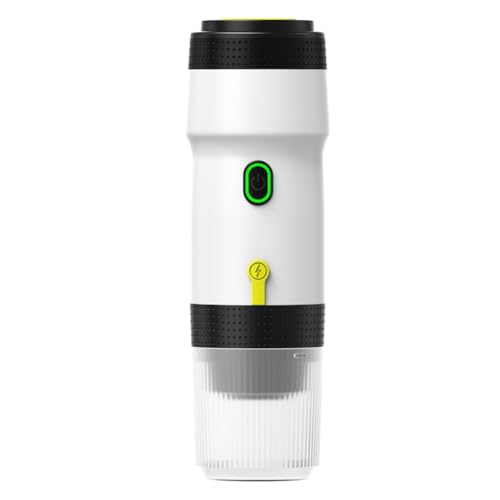 NJTHNTJR 60ml Máquina de Café Espresso Portátil Cafetera Máquina de Café Espresso Eléctrica para Acampar Viajes RV Oficina, B