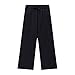 NTACZA Pants for Girls Casual High Waist Fashion Solid Color Pant Loose Wide Leg Long Trousers with Pockets 4-13 Years