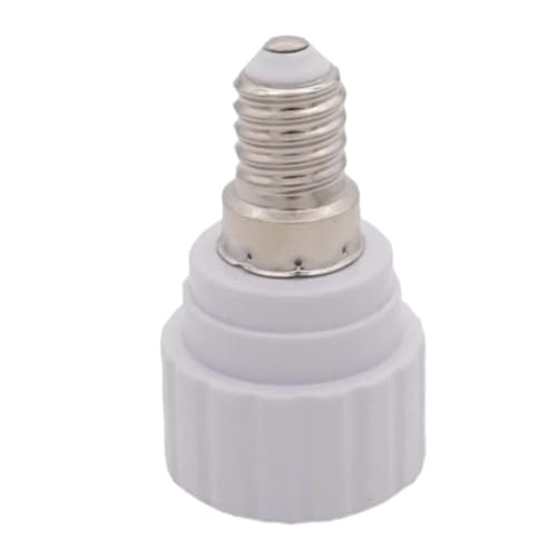 �����v�z���_�[ �z���C�g E14 �� GU10 �Z���~�b�N�x�[�X Led ���C�g�z���_�[�R���o�[�^�l�W�d���\�P�b�g�A�_�v�^ LED �ߖ񃉃C�g�n���Q�������v�x�[�X PBT