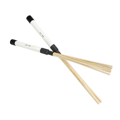 Baquetas de madera para batería Vaguelly, para adultos, equipo de percusión miniatura 4
