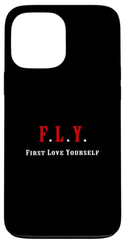���b�h�J���[ First Love Yourself ���b�h�O���t�B�b�N �X�}�z�P�[�X iPhone 13 Pro Max �p