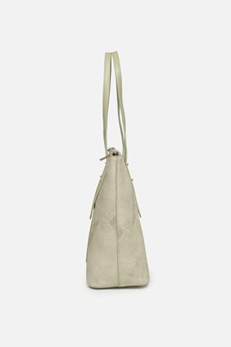 Image of Allen Solly Women's Large Tote Shoulder Bag | Premium PU Leather | Structured Shape | Everyday Comfort | Office & Work