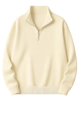 Mack Jonney Men’s Fleece Half‑Zip High‑Neck Sweatshirt – 83% Off, Warm Winter Wear Review