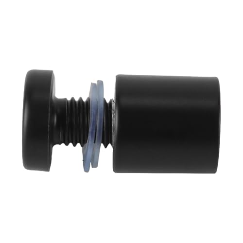 Nicear 8 Stück schwarze Werbeschrauben 19 x 25 mm Schildhalterungsschrauben Geeignet für die Installation und Befestigung von Glas-Reklametafel-Bilderrahmen