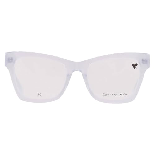 Lunettes blanches Calvin Klein Jeans CKJ23646 look urbain quotidien
