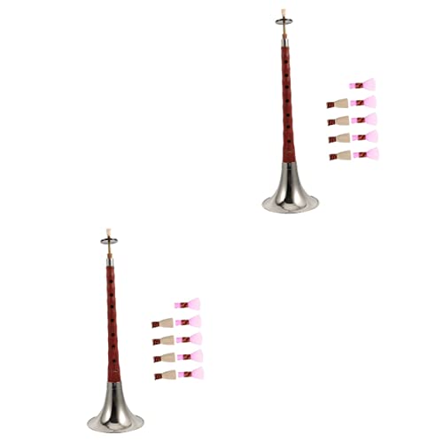 ibasenice 2 Sets Beginners Wind Instrument Set Rosewood-made Chinese Musical Instruments for Boys and Girls