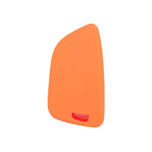 BROVACS Silicone Cover Protector Case Holder Skin Jacket Compatible with BMW X5 X6 X1 5 7 Series 3 Button Smart Remote Key Fob CV9906 Orange - Image 3