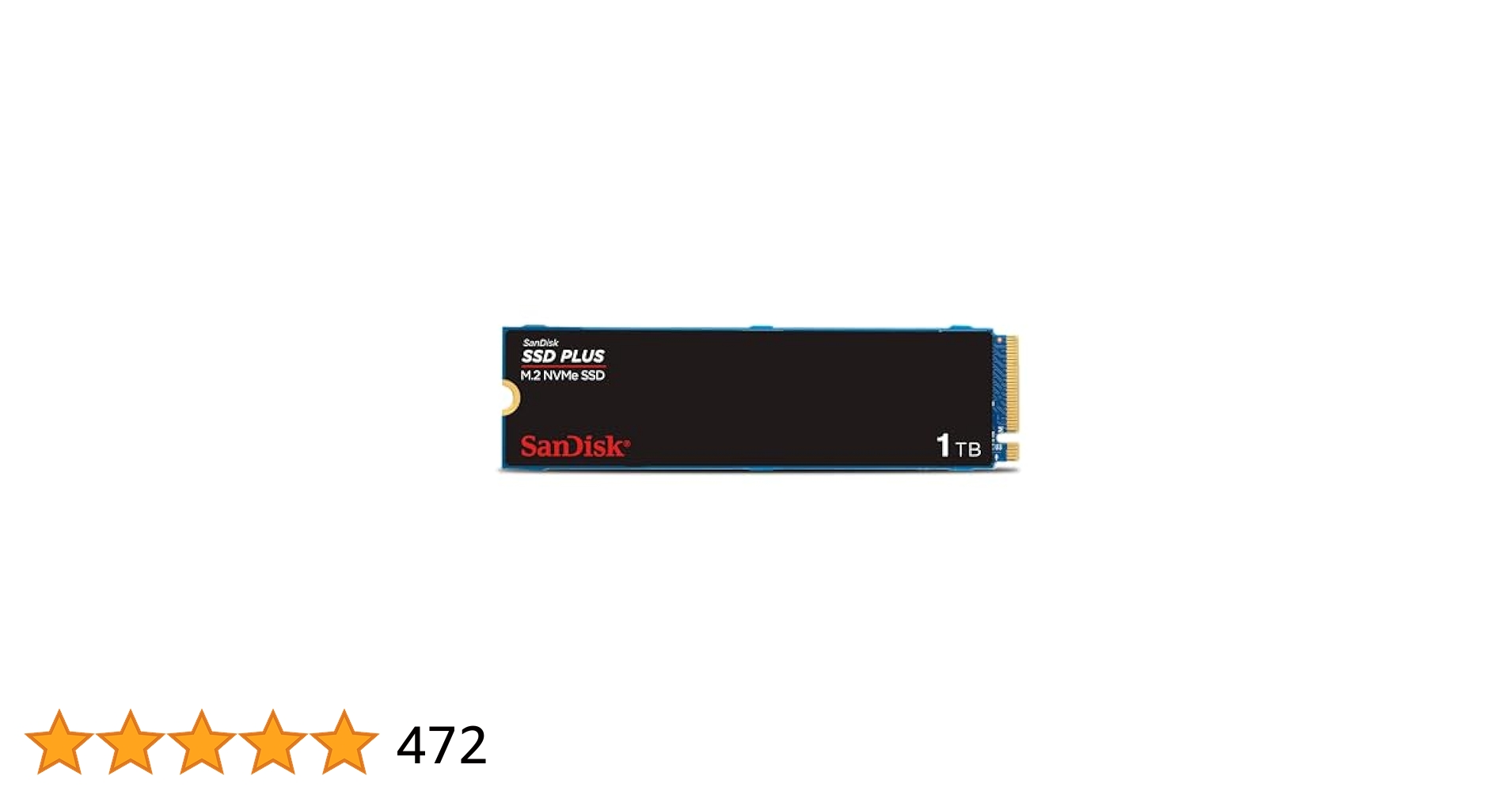 Amazon | SanDisk SSD Plus 1TB M.2 2280 PCIe Gen3 NVMe SSD