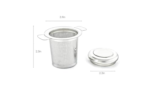 VAHDAM, Classic Tea Maker | Tea Infusers for Loose Tea | FDA Approved 18/8 Stainless Steel Tea diffuser | Best Tea Strainers for Loose Tea | Tea Diffuser for Loose Tea | Loose Leaf Tea Infuser
