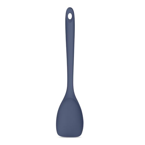 Image of U-Taste Silicone Cooking Spoon 600ºF Heat Resistant Scoop, Midnight Blue