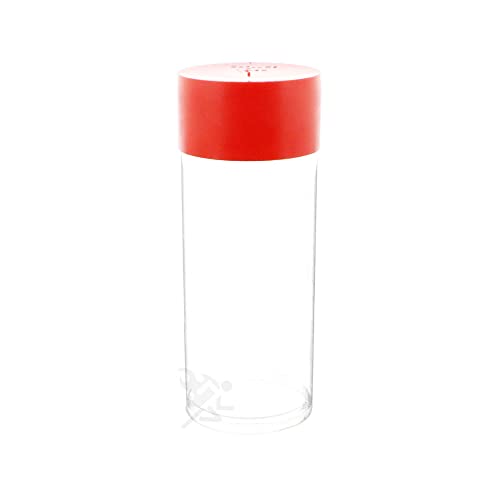 Coin Capsule Storage Tube for All Air-Tite Model H Size Coin Holders Qty: 1 (Red Lid)