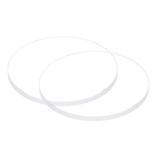 HARFINGTON 2pcs 28mm Clear Crystal Watch Glass Replacement