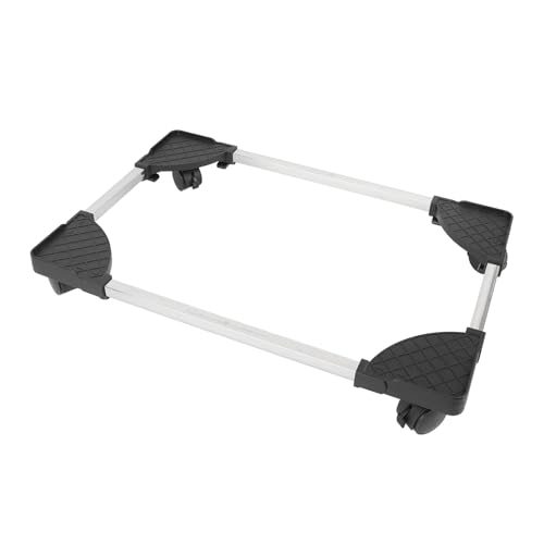 Soporte móvil ajustable para CPU Dan&Dre de acero con ruedas giratorias de 360° para PC, soporte para torre de computadora con ajuste de ancho y longitud miniatura 1