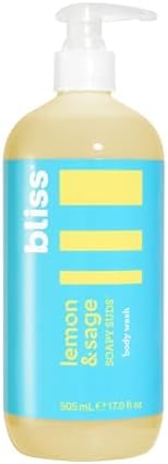 Bliss Soapy Suds Lemon and Sage Body Wash Cleanser - 17 Fl Oz - Skin-Loving