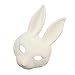 KAHDGSS Realistische Kaninchen Gesichtsmaske F&uuml;r Fr&uuml;hlings Themenpartys Ostergeschenke Klassenzimmeraktivit&auml;ten Bastelbedarf Bequemes Gummiband Kaninchenmaske Halloween