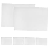 Holibanna 6 pièces Plaques Métalliques Aluminium Sublimation Brillantes Argentées Supports Blanks pour Photos Logos et Créations DIY Décoratives