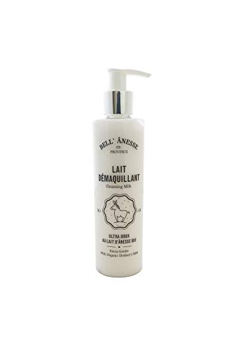 Bell Ânesse Provence Lait Démaquillant au Lait d’Ânesse Bio – Nettoyant Doux & Hydratant – Peaux Sensibles, normales, mixtes et très sèches – Lot...