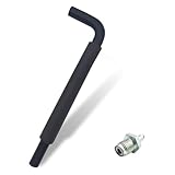 2 PCS PCV Exhaust Recirculation Hose Valve, Natural Rubber Positive Vent Hose, 1220428020 1226228021 OEM Kit, Compatible with Camry Corolla Highlander Solara Matrix tC xB HS250h (2.4L 4CYL) (Black)