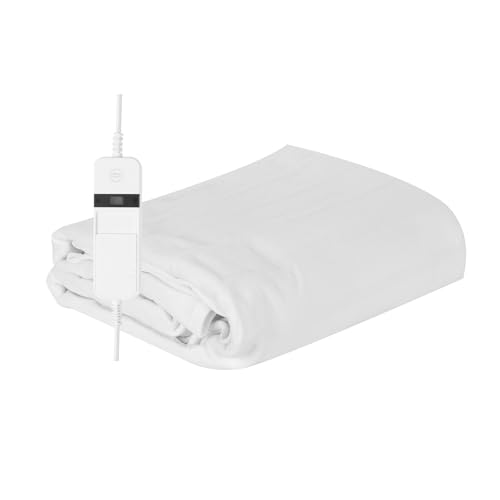 Electric Heated Blanket Double Throw Heating Mattress Topper Bed Warmer Underblanket with 3 Heat Settings 3 Hours Auto Shut Off 140x120cm Digital Control Machine Washable TT(L×W)/1.4㎡-RT5-DT-ST