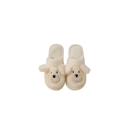 Chaussures de maison chien mignon pour réchauffer vos pieds