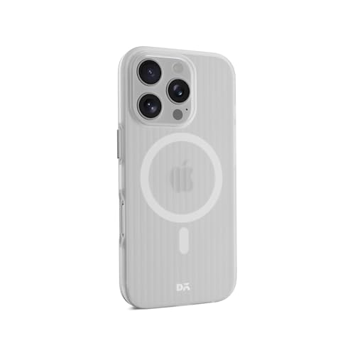 Image of DailyObjects Beam 2.0 Magnetic Protective Case Cover Compatible with iPhone 16 Pro |Magsafe|Camera & Body Protection|Anti Shock,Scratch Resistant|Precise Cutouts Design|Wireless Charging-White