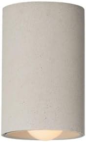 ET2 Lighting E14370-SSN Pilar - 7W 1 LED Outdoor Flush Mount-7 Inches Tall and 4.5 Inches Wide, Finish Color: Sandstone