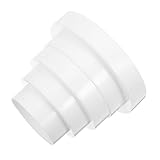 HOMSFOU ユニバーサルアダプター Pvc ダクトレデューサー 80-150mm 乾燥機通気ホースコネクタ キッチンフード用