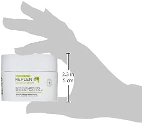 Replenix Glycolic Acid 20% Resurfacing Cream, Hydrating & Lightweight Medical-Grade Exfoliating Face Moisturizer for Skin Discoloration (1.7 oz)