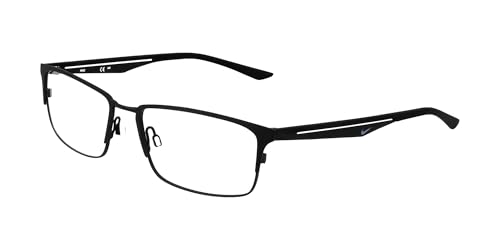 Lunettes de vue Nike 4315 N Satin Black 55/17/145 pour homme au style intemporel